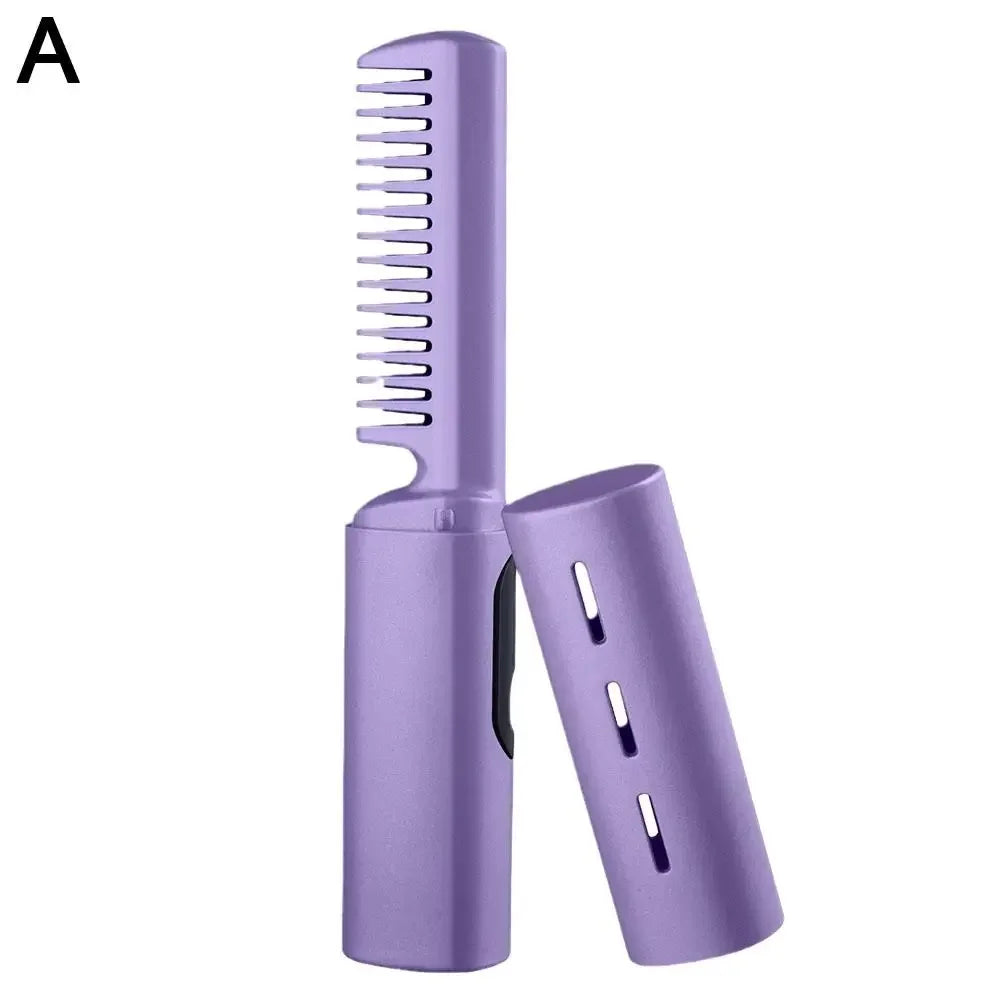 Hair straightening comb