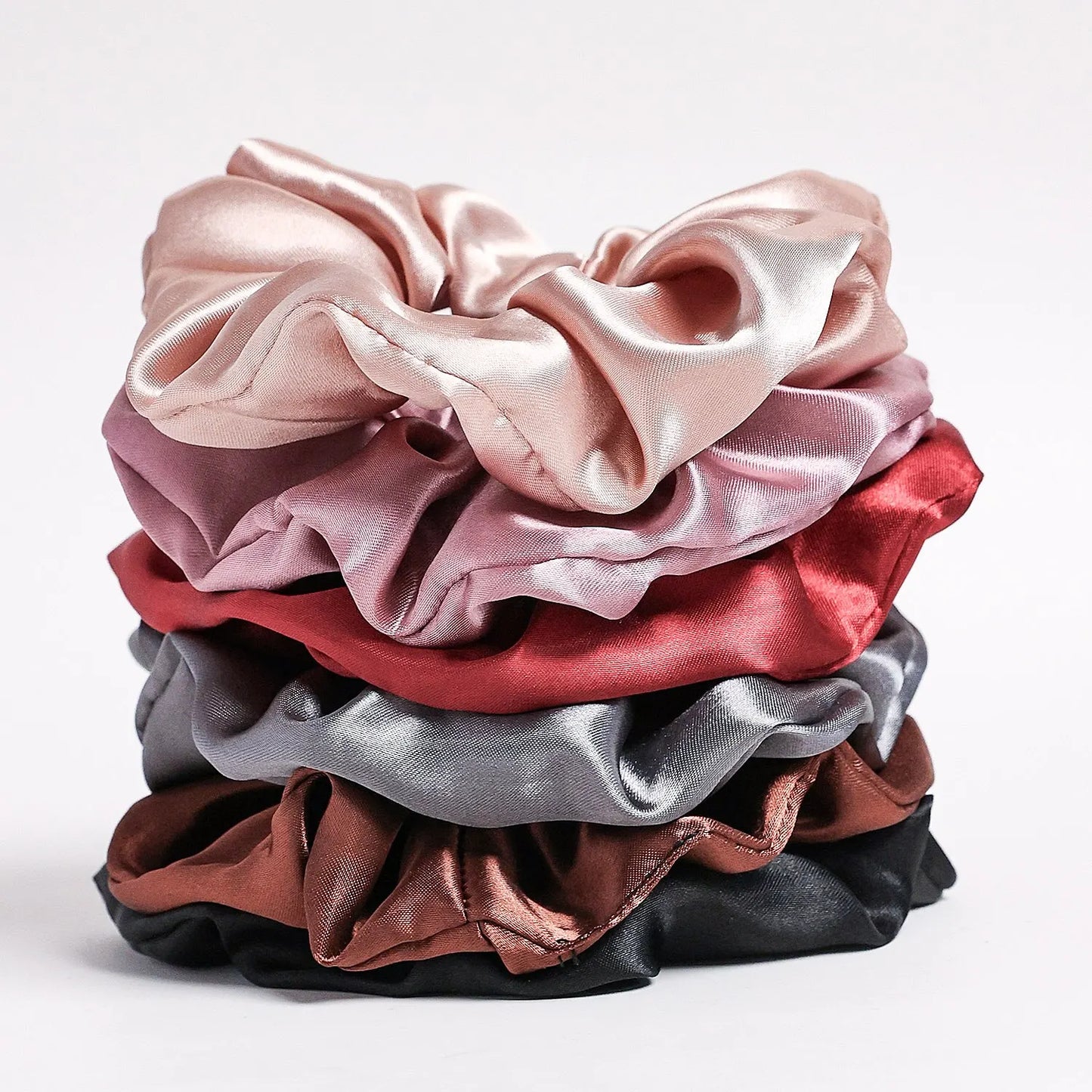 Satin scrunchie set