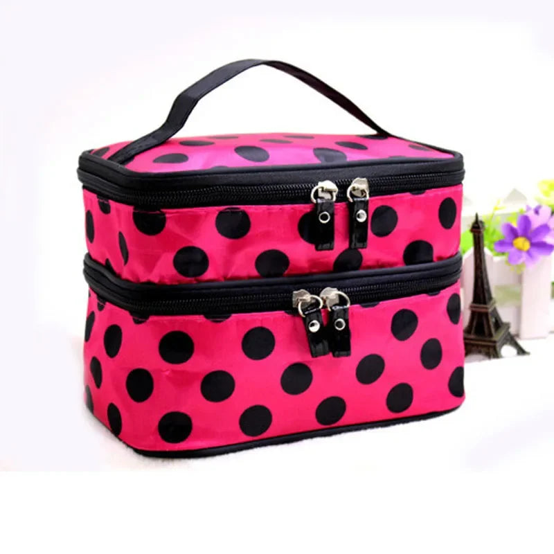 Large waterproof cosmetic bag