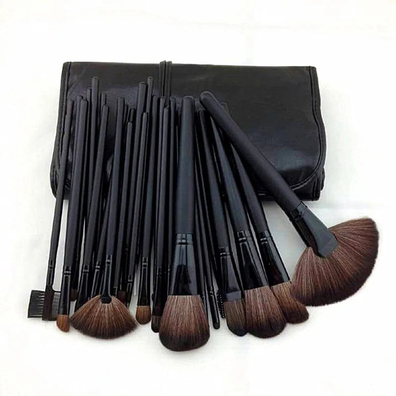 Professional set of brushes