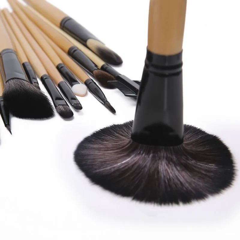 Professional set of brushes