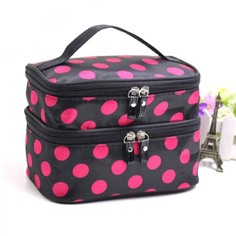 Large waterproof cosmetic bag