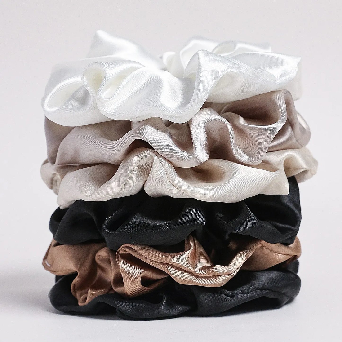 Satin scrunchie set