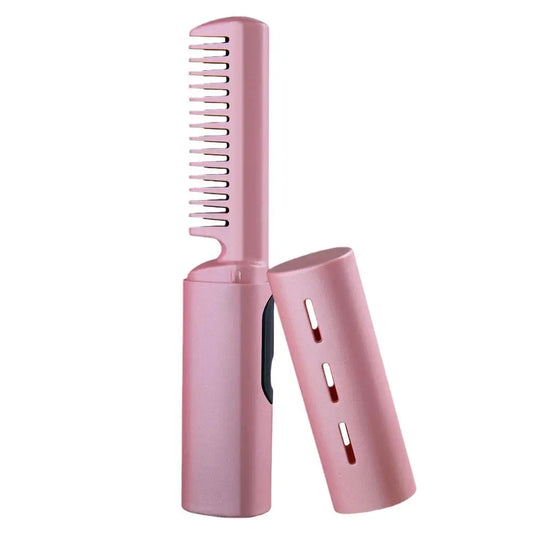 Hair straightening comb