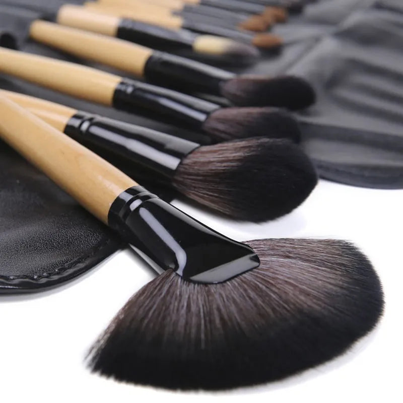 Professional set of brushes