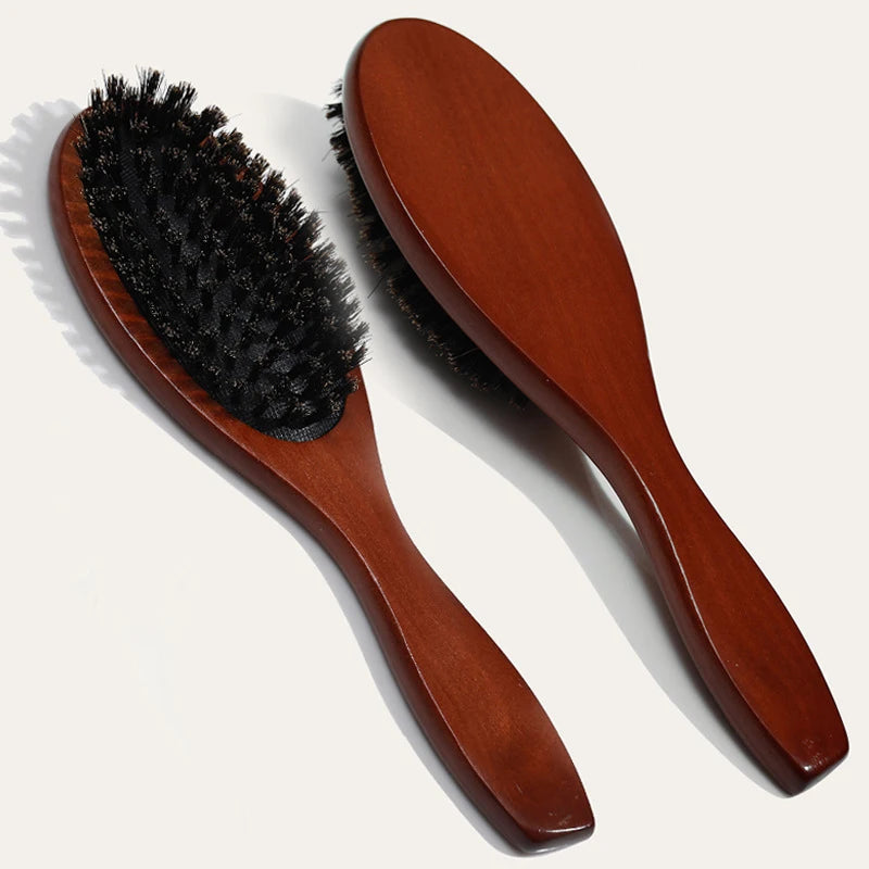 Fluff-free hairbrush