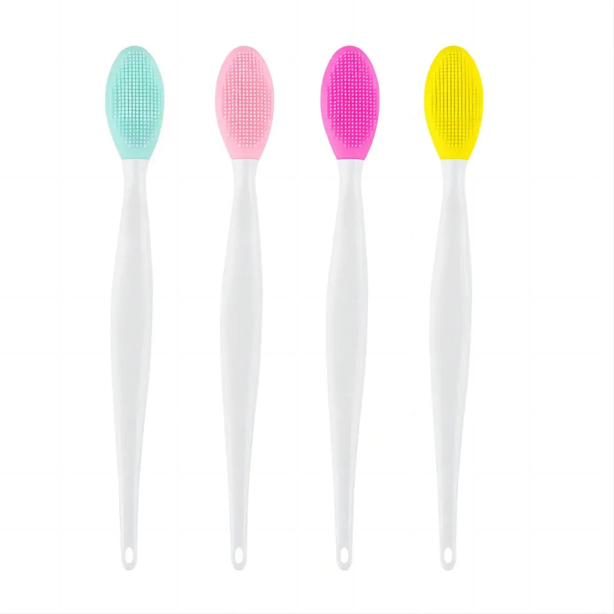 Exfoliating silicone brush