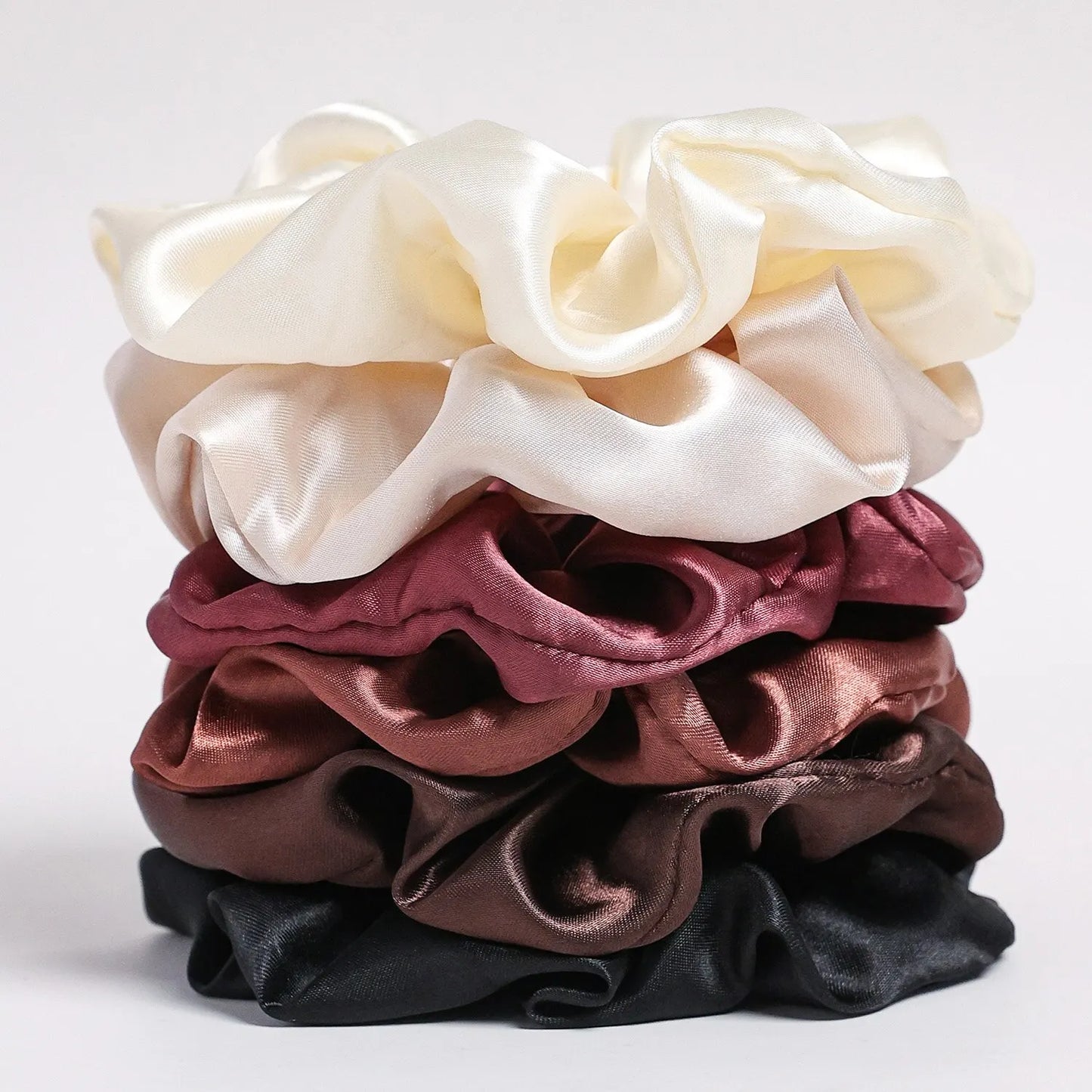 Satin scrunchie set