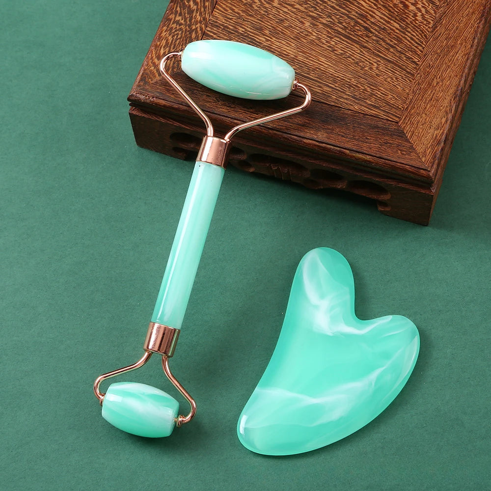 Facial massage roller