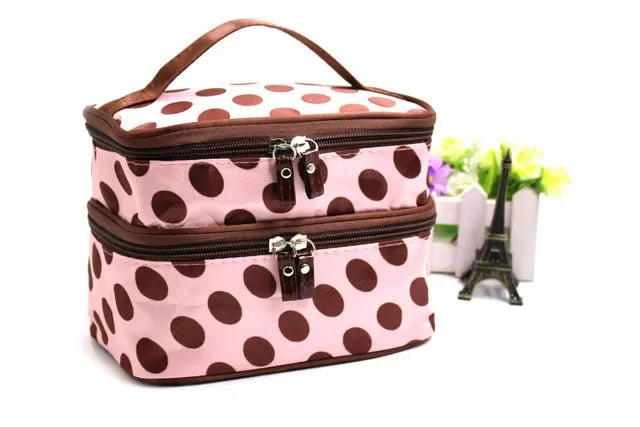 Large waterproof cosmetic bag