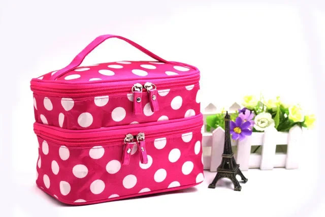 Large waterproof cosmetic bag