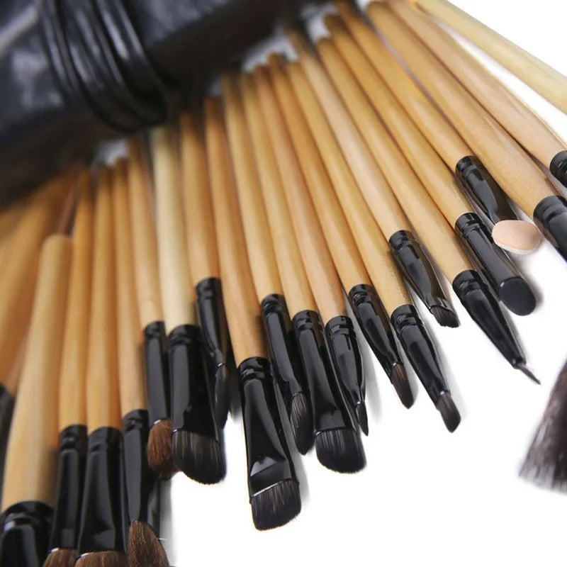 Professional set of brushes