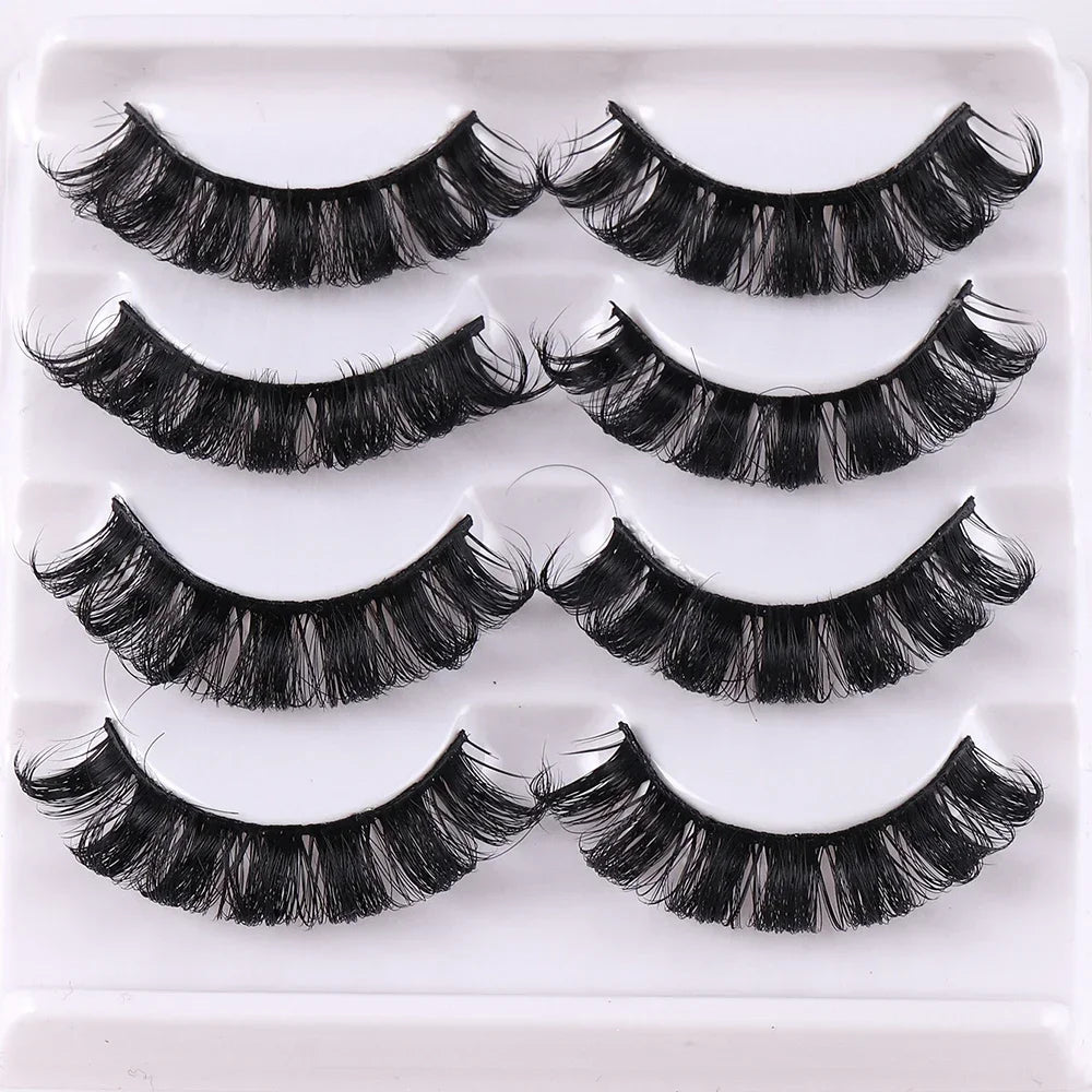 Set of 4 pairs of eyelashes